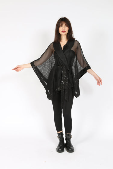 Mesh new year cape