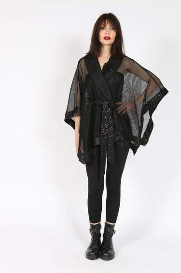 Mesh new year cape