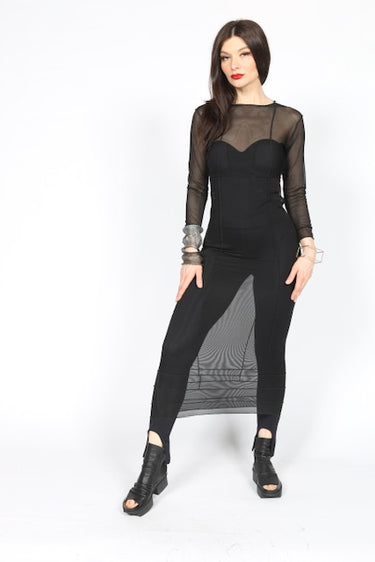 Mesh Layring Dress
