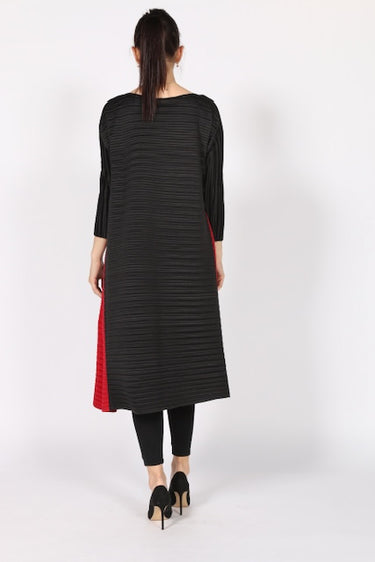 Tow Tone Pleated Dress
