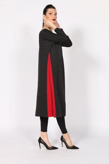 Tow Tone Pleated Dress